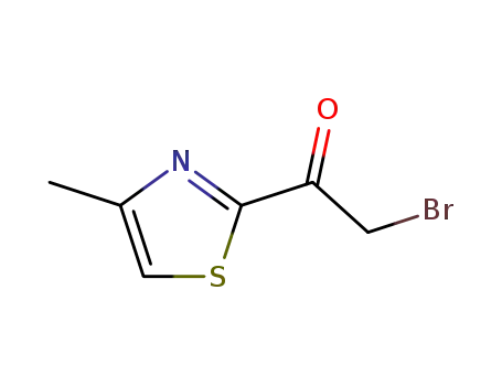 Molecular Structure of 7531-83-1 (2-broMo-1-(4-Methylthiazol-2-yl)ethanone)