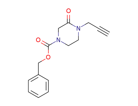 Benzyl 3-oxo-4-(prop-2-ynyl)-piperazine-1-carboxylate