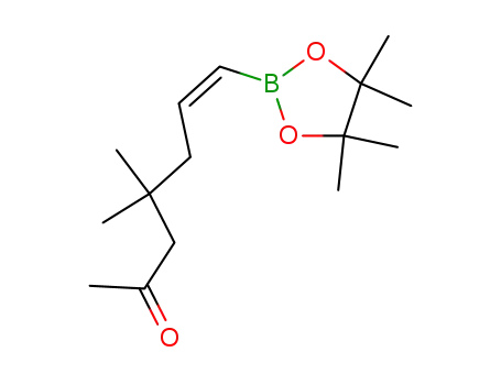 6-Hepten-2-one,
4,4-dimethyl-7-(4,4,5,5-tetramethyl-1,3,2-dioxaborolan-2-yl)-, (6Z)-