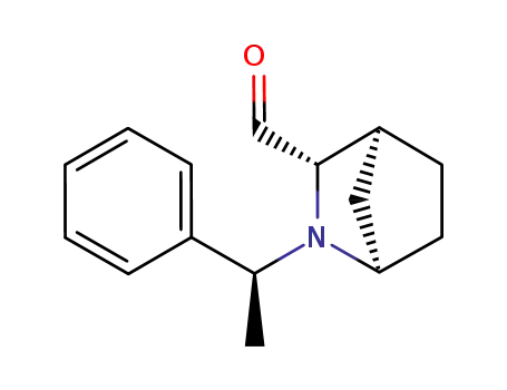 2-Azabicyclo[2.2.1]heptane-3-carboxaldehyde, 2-[(1S)-1-phenylethyl]-,
(1R,3S,4S)-
