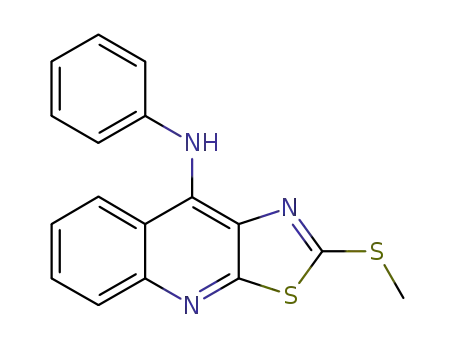 (2-methylsulfanyl-thiazolo[5,4-<i>b</i>]quinolin-9-yl)-phenyl-amine