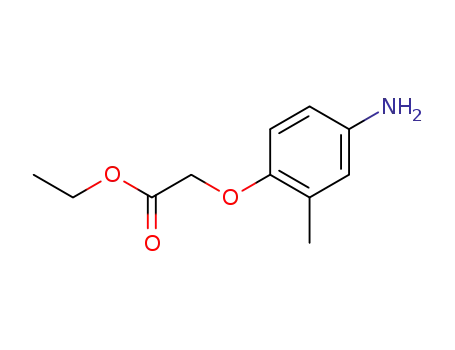 Molecular Structure of 771457-99-9 (Acetic acid, (4-amino-2-methylphenoxy)-, ethyl ester (9CI))