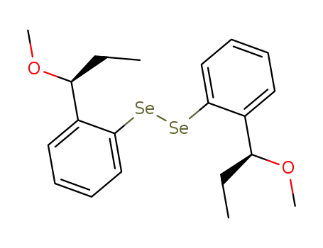 Molecular Structure of 200639-98-1 (Diselenide, bis[2-[(1S)-1-methoxypropyl]phenyl])