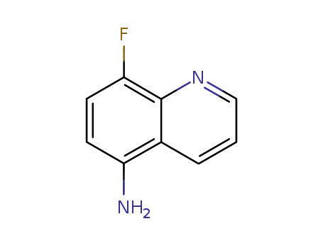 Molecular Structure of 175229-87-5 (5-Quinolinamine,8-fluoro-(9CI))