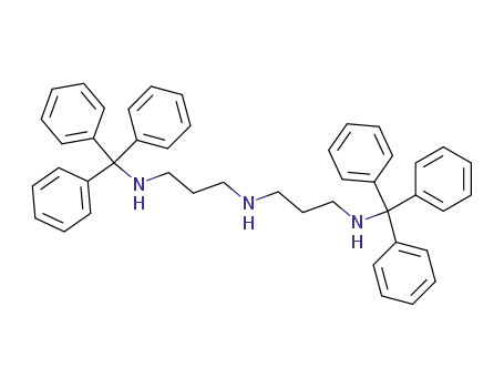 Molecular Structure of 163883-05-4 (1,3-Propanediamine,
N-(triphenylmethyl)-N'-[3-[(triphenylmethyl)amino]propyl]-)