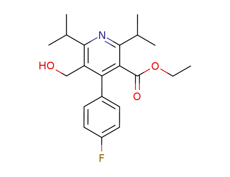 ethyl 4-(4-fluorophenyl)-5-(hydroxymethyl)-2,6-diisopropylnicotinate
