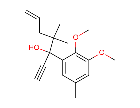 3-(2,3-dimethoxy-5-methylphenyl)-4,4-dimethylhept-6-en-1-yn-3-ol