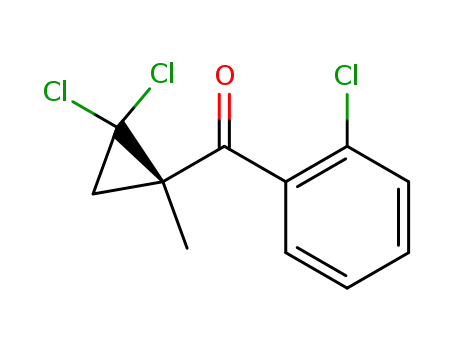 (-)-(1S)-2,2-dichloro-1-methylcyclopropyl(2-chlorophenyl)methanone