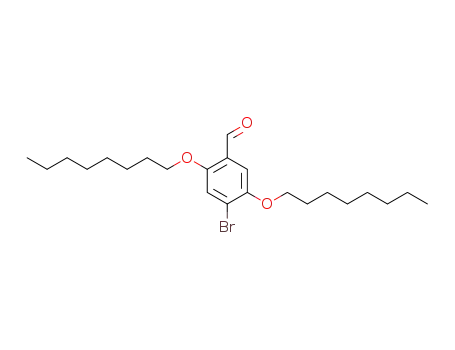 Molecular Structure of 431898-09-8 (Benzaldehyde, 4-bromo-2,5-bis(octyloxy)-)