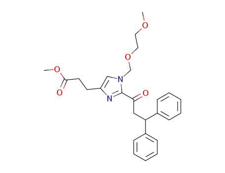 1H-Imidazole-4-propanoic acid,
1-[(2-methoxyethoxy)methyl]-2-(1-oxo-3,3-diphenylpropyl)-, methyl ester