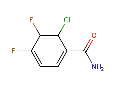 Molecular Structure of 924626-67-5 (Benzamide, 2-chloro-3,4-difluoro-)