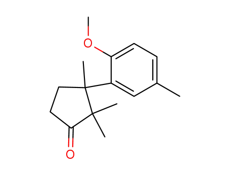 2,2,3-trimethyl-3-(2-methoxy-5-methylphenyl)cyclopentan-1-one