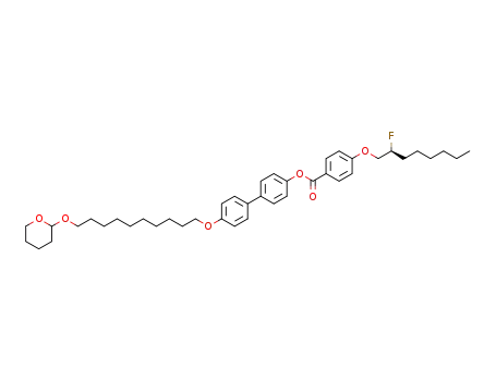 4-(4'-(10-(2-tetrahydropyranyloxy)decanyloxy))biphenyl 4-[(S)-2-fluorooctyloxy]benzoate