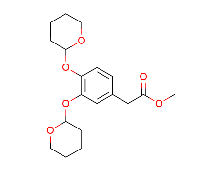 3,4-Bis[(tetrahydro-2H-pyran-2-yl)oxy]benzeneacetic Acid Methyl Ester