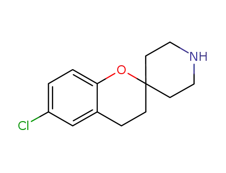 Molecular Structure of 644968-50-3 (6-CHLOROSPIRO[CHROMAN-2,4'-PIPERIDINE])