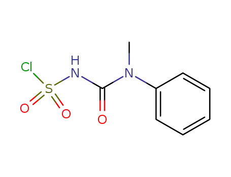 Molecular Structure of 40028-34-0 (Sulfamoyl chloride, [(methylphenylamino)carbonyl]-)