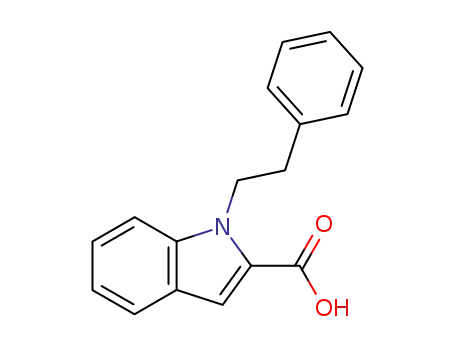 1-(2-phenylethyl)-1H-indole-2-carboxylic acid