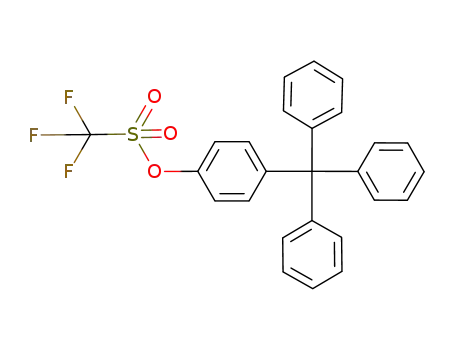 1-trifluoromethylsulfonyloxy-4-triphenylmethylbenzene