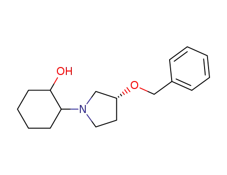 trans-2-[(3R)-3-benzyloxy-1-pyrrolidinyl]cyclohexanol