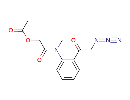 Acetamide, 2-(acetyloxy)-N-[2-(azidoacetyl)phenyl]-N-methyl-