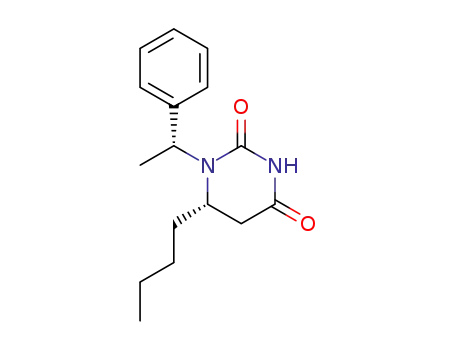 2,4(1H,3H)-Pyrimidinedione, 6-butyldihydro-1-[(1R)-1-phenylethyl]-,
(6S)-