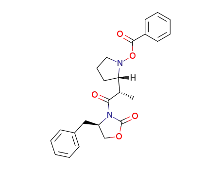 (4R)-3-[(2S)-2-{[(2S)-1-benzoyloxypyrrolidin-2-yl]propionyl}]-4-benzyl-2-oxazolidinone