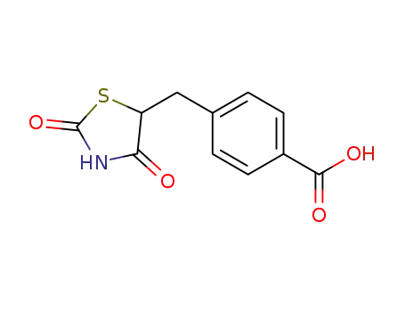 4-[(2,4-Dioxo-1,3-thiazolidin-5-yl)methyl]benzoic acid