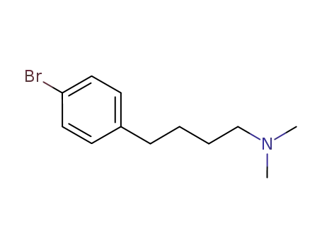 Molecular Structure of 922501-00-6 (Benzenebutanamine, 4-bromo-N,N-dimethyl-)