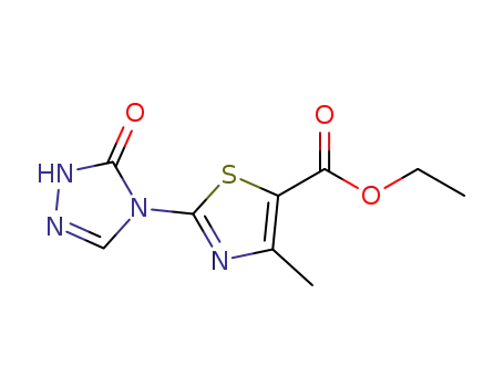 ethyl 4-methyl-2-(5-oxo-1H-1,2,4-triazol-4(5H)-yl)thiazole-5-carboxylate