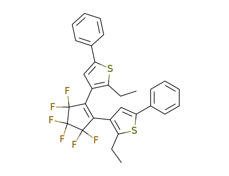 Thiophene,
3,3'-(3,3,4,4,5,5-hexafluoro-1-cyclopentene-1,2-diyl)bis[2-ethyl-5-phenyl
-