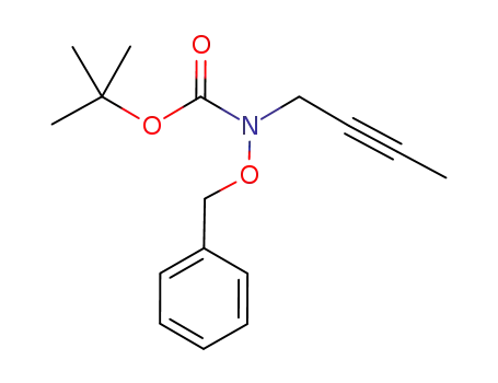 Molecular Structure of 1007389-65-2 (N-2-butyn-1-yl-N-(phenylmethoxy)carbamic acid 1,1-dimethylethyl ester)