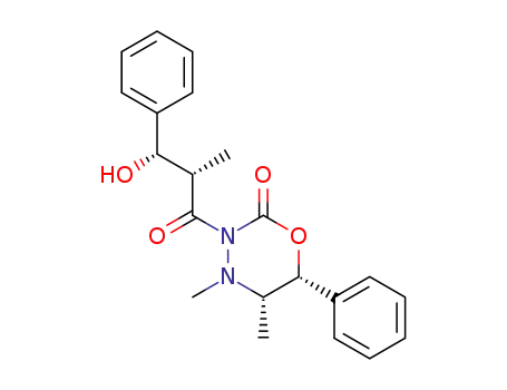(2'S,3'S,5S,6R)-3,4,5,6-tetrahydro-3-(3'-hydroxy-2'-methyl-3'-phenyl-propionyl)-4,5-dimethyl-6-phenyl-2H-1,3,4-oxadiazin-2-one