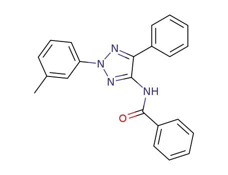 Molecular Structure of 66572-38-1 (Benzamide, N-[2-(3-methylphenyl)-5-phenyl-2H-1,2,3-triazol-4-yl]-)