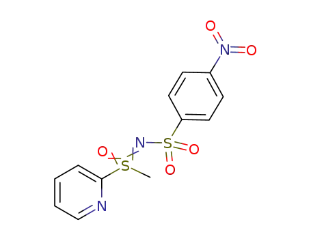 N-(4-nitrobenzenesulfonyl) methyl (2-pyridinyl) sulfoximine