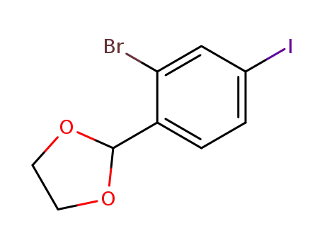 1,3-Dioxolane, 2-(2-bromo-4-iodophenyl)-