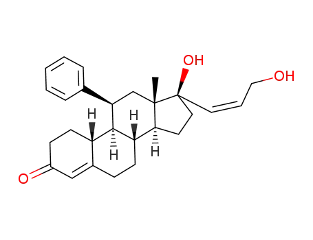 (Z)-17β-hydroxy-17α-(3-hydroxyprop-1-enyl)-11β-phenylestr-4-en-3-one