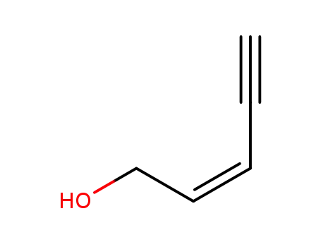 Molecular Structure of 42084-97-9 ((2Z)-2-Pentene-4-yne-1-ol)