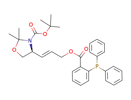 tert-butyl (4S)-4-[(1E)-3-{[2-(diphenylphosphanyl)benzoyl]oxy}prop-1-enyl]-2,2-dimethyl-1,3-oxazolidine-3-carboxylate