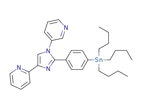 2-(2-(4-(tributylstannyl)phenyl)-1-(pyridin-3-yl)-1H-imidazol-4-yl)pyridine