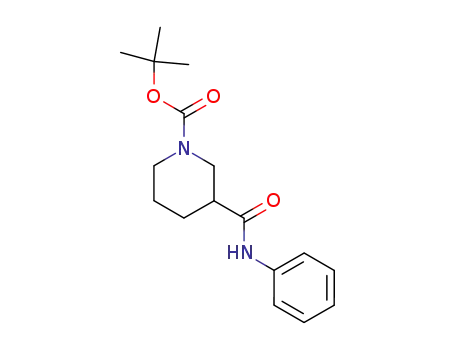 1-Piperidinecarboxylic acid, 3-[(phenylamino)carbonyl]-,
1,1-dimethylethyl ester