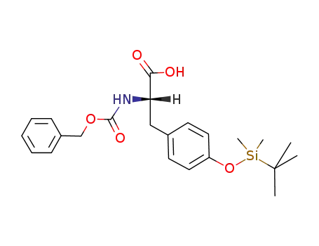 (S)-2-(((benzyloxy)carbonyl)amino)-3-(4-((tert-butyldimethylsilyl)oxy)phenyl)propanoic acid