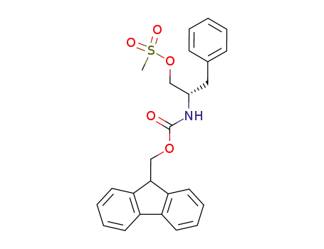 methanesulfonic acid 2-(9<i>H</i>-fluoren-9-ylmethoxycarbonylamino)-3-phenyl-propyl ester