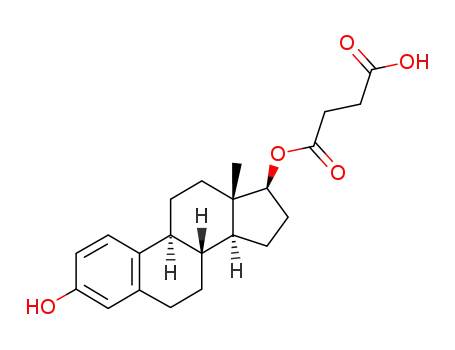 Molecular Structure of 7698-93-3 (beta-Estradiol 17-hemisuccinate)