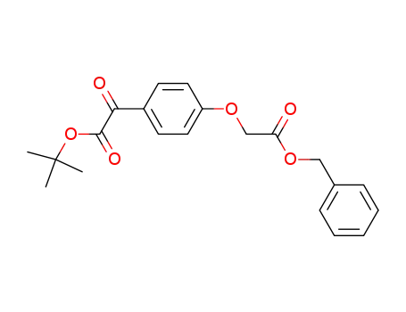 (4-benzyloxycarbonylmethoxy-phenyl)-oxo-acetic acid <i>tert</i>-butyl ester