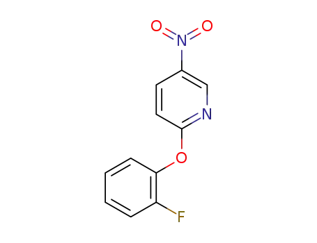 Molecular Structure of 218795-32-5 (2-(2-fluorophenoxy)-5-nitropyridine)
