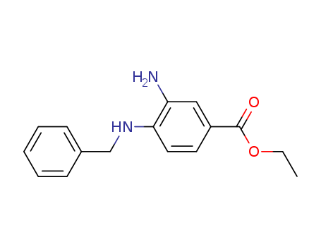Ethyl 3-amino-4-(benzylamino)benzoate