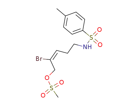 (E)-2-bromo-5-[N-(4-methylphenylsulfonyl)amino]-pent-2-en-1-yl methylsulfonate