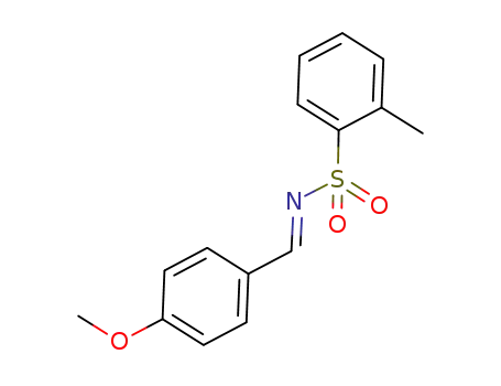 Molecular Structure of 951762-78-0 ((E)-2-methyl-N-(4-methoxybenzylidene)benzenesulfonamide)