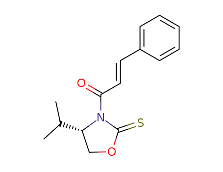 (S)-N-[3-phenyl-2-(E)-propenoyl]-4-isopropyl-1,3-oxazolidine-2-thione