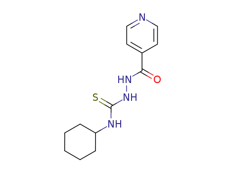 Molecular Structure of 26036-36-2 (N-[(Cyclohexylthiocarbamoyl)amino]isonicotinamide)